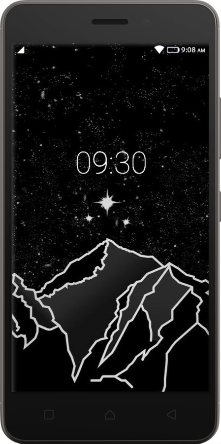 2D пластиковый чехол Минималистический горный пейзаж для Lenovo K6 - 6438t-452 изображение 