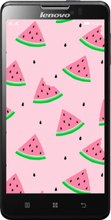 Силіконовий чехол Рожевий кавун для Lenovo P780 - 4314u-305 изображение 