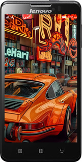 Силіконовий чехол Порше для Lenovo P780 - 6334u-305 изображение 