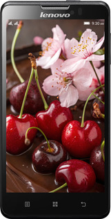 Силіконовий чехол Вишня у шоколаді для Lenovo P780 - 6698u-305 изображение 