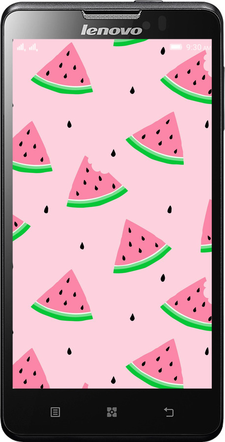 Силіконовий чехол Рожевий кавун для Lenovo P780 - 4314u-305 изображение 