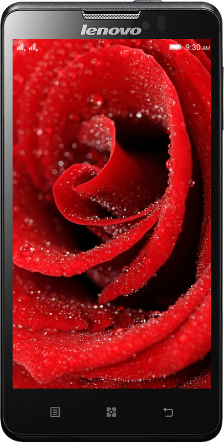 Силиконовый чехол Красная роза для Lenovo P780 - 529u-305 изображение 