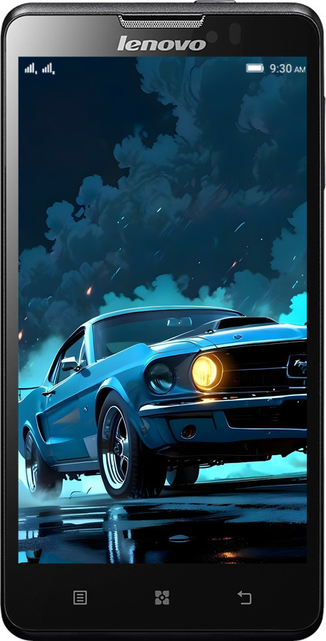 Силіконовий чехол Форд мустанг для Lenovo P780 - 6374u-305 изображение 