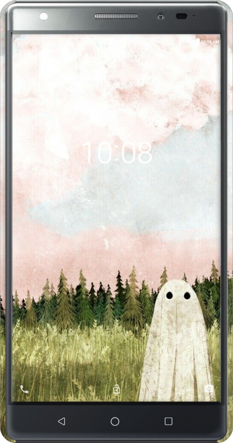 3D пластиковий матовий чехол Привид для Lenovo Phab 2 Plus - 6401m-990 изображение 
