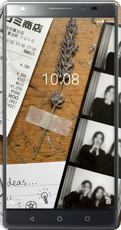 3D пластиковый матовый чехол Aesthetic Scrapbook Collage для Lenovo Phab 2 Plus - 6773m-990 изображение 