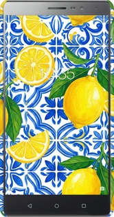 3D пластиковый глянцевый чехол Grocery Girl Italian Summer для Lenovo Phab 2 - 6766c-956 изображение 