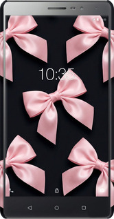 3D пластиковий матовий чехол Coquette Ribbons Dark Coquette для Lenovo Phab 2 - 6767m-956 изображение 