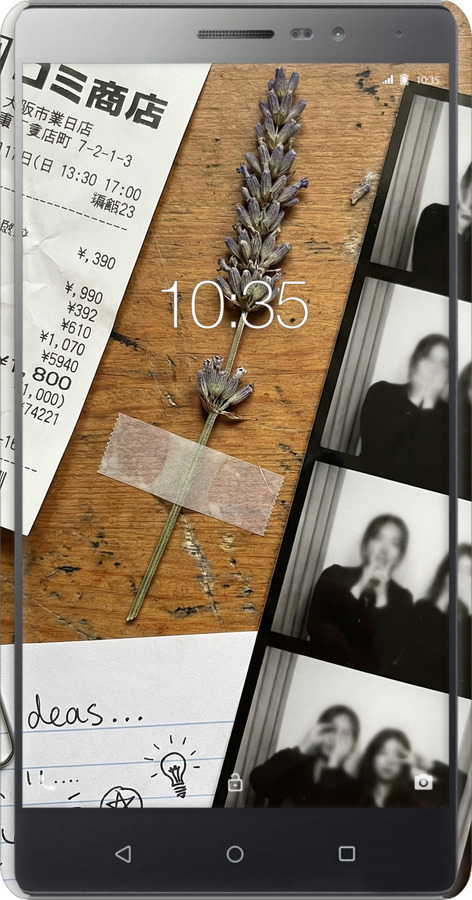 3D пластиковый матовый чехол Aesthetic Scrapbook Collage для Lenovo Phab 2 - 6773m-956 изображение 
