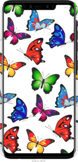 3D пластиковий матовий чехол Барвисті метелики для Lenovo S5 Pro - 4761m-1615 изображение 
