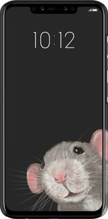 3D пластиковий матовий чехол The Peeking Rat для Lenovo S5 Pro - 6442m-1615 изображение 