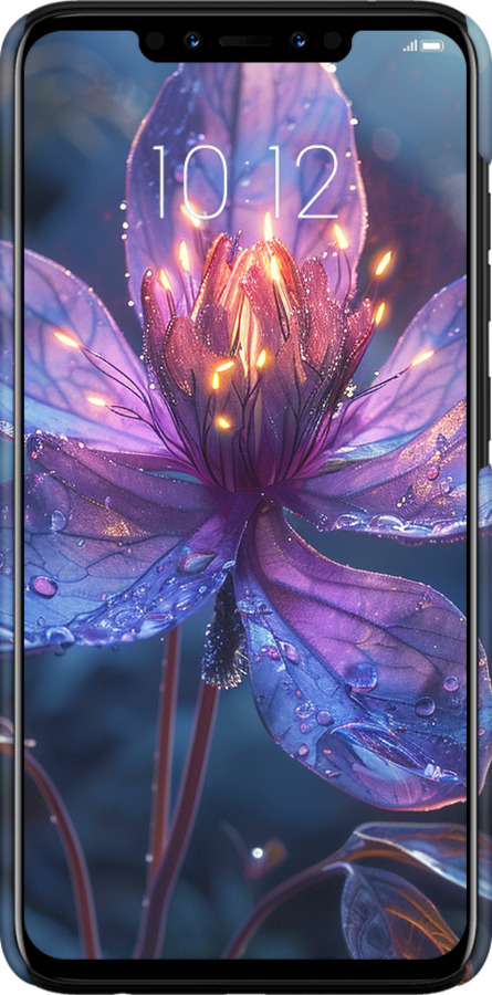 3D пластиковий матовий чехол Магічна квітка для Lenovo S5 Pro - 6038m-1615 изображение 