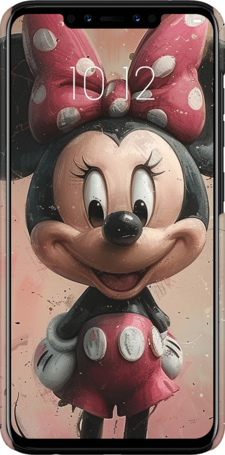 3D пластиковий матовий чехол Minnie Mouse для Lenovo S5 Pro - 6054m-1615 изображение 