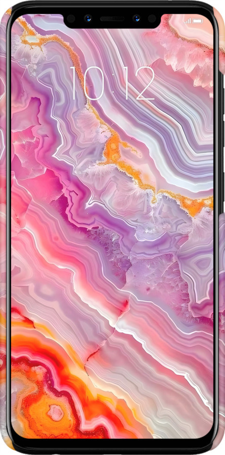 3D пластиковий матовий чехол Мрамор 2 для Lenovo S5 Pro - 6307m-1615 изображение 