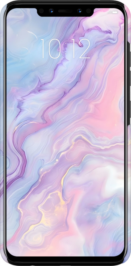 3D пластиковий матовий чехол Нежный мрамор для Lenovo S5 Pro - 6310m-1615 изображение 