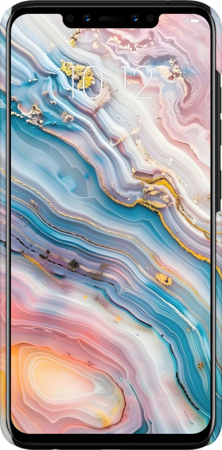 3D пластиковий матовий чехол Мрамор красивый для Lenovo S5 Pro - 6376m-1615 изображение 