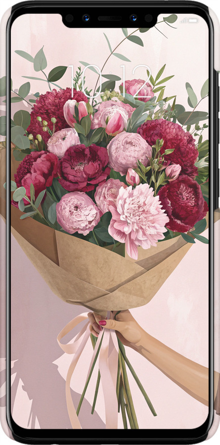 3D пластиковий матовий чехол Півонії 1 для Lenovo S5 Pro - 6705m-1615 изображение 