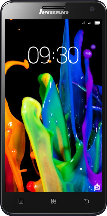 Силиконовый чехол брызги краски для Lenovo S580 - 3957u-947 изображение 