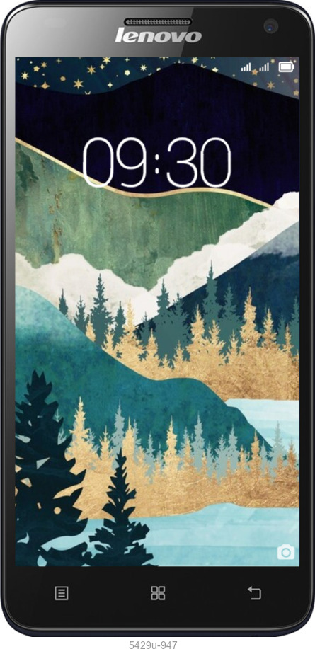 Силиконовый чехол № 5429 для Lenovo S580 - 5429u-947 изображение 