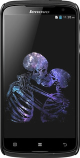 3D пластиковый матовый чехол С изображением скелета для Lenovo S820 - 6537m-52 изображение 