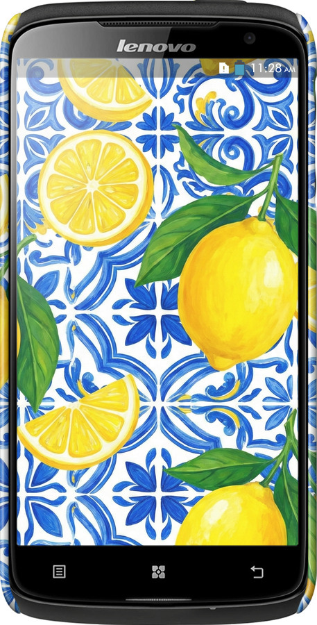 3D пластиковый матовый чехол Grocery Girl Italian Summer для Lenovo S820 - 6766m-52 изображение 