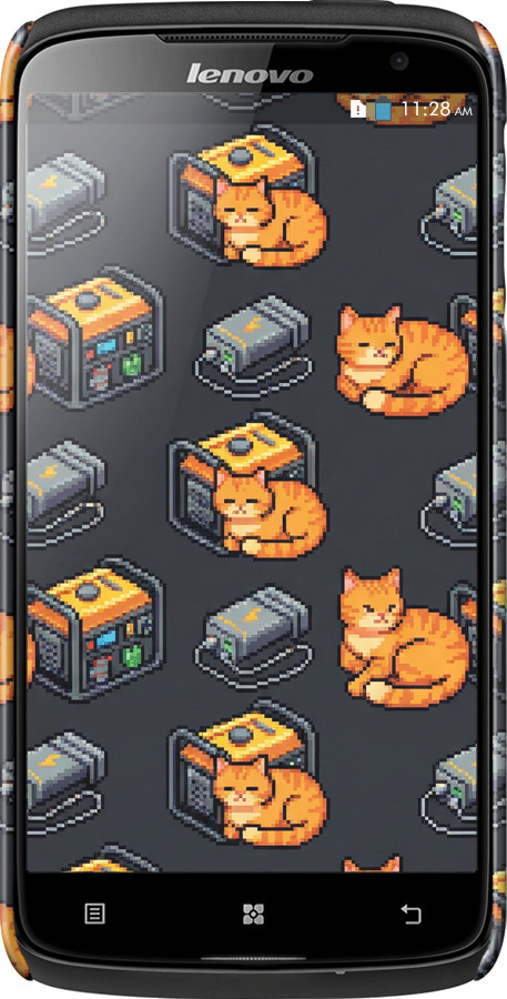 3D пластиковый матовый чехол Autonomous Zone для Lenovo S820 - 6771m-52 изображение 