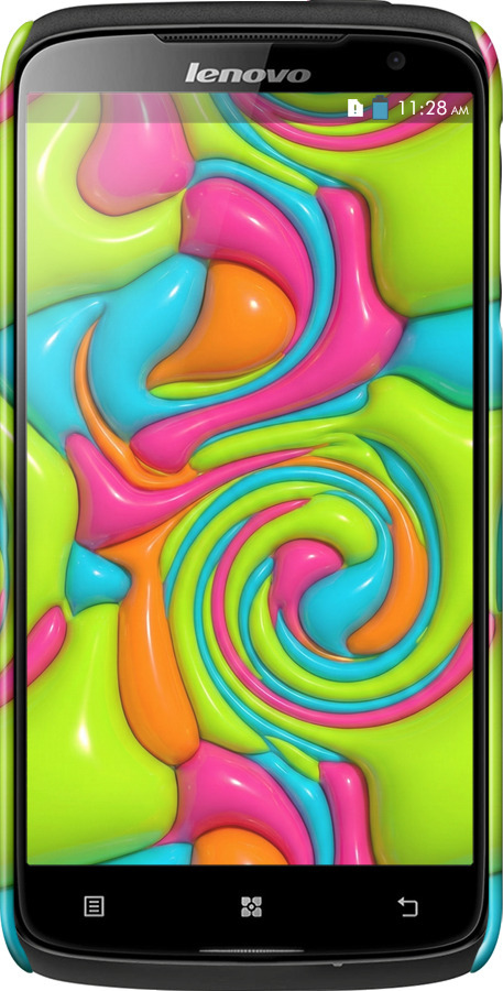 3D пластиковий матовий чехол Y2K Jelly Dream для Lenovo S820 - 6780m-52 изображение 