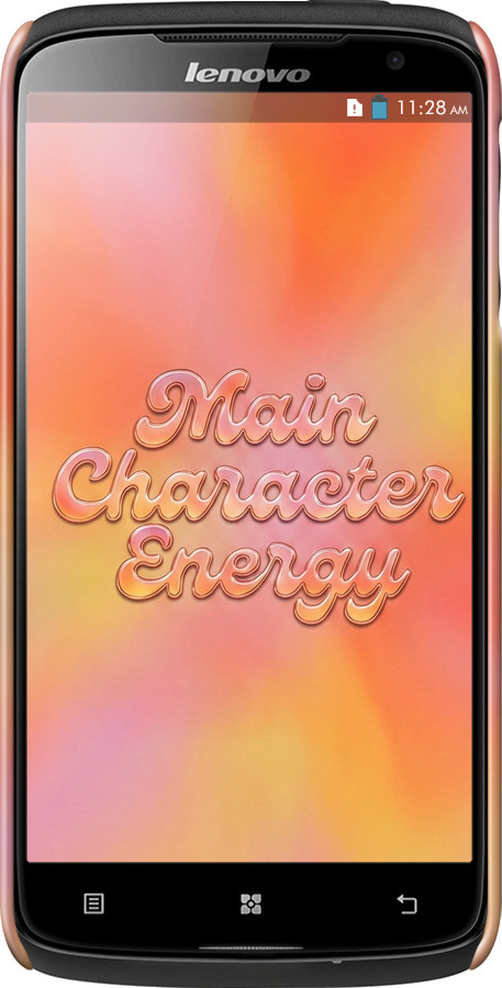 3D пластиковий матовий чехол Aura Gradient Main Character Energy Aesthetic Y2K для Lenovo S820 - 6783m-52 изображение 
