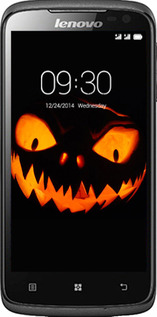 Силиконовый чехол Огненный Джек v1 для Lenovo S820 - 1185u-52 изображение 