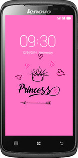 Силіконовий чехол Princess для Lenovo S820 - 4361u-52 изображение 