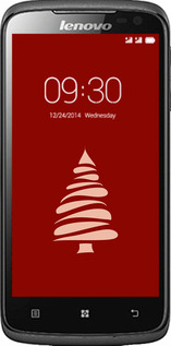 Силиконовый чехол Новогодний 15 для Lenovo S820 - 4628u-52 изображение 