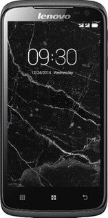 Силиконовый чехол Черный мрамор v2 для Lenovo S820 - 5568u-52 изображение 