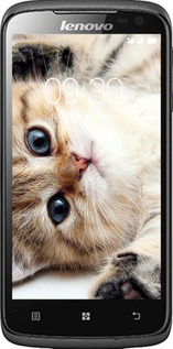 Силіконовий чехол Котик для Lenovo S820 - 6024u-52 изображение 