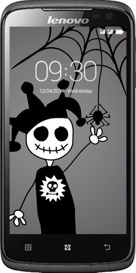 Силиконовый чехол Happy Halloween для Lenovo S820 - 1188u-52 изображение 