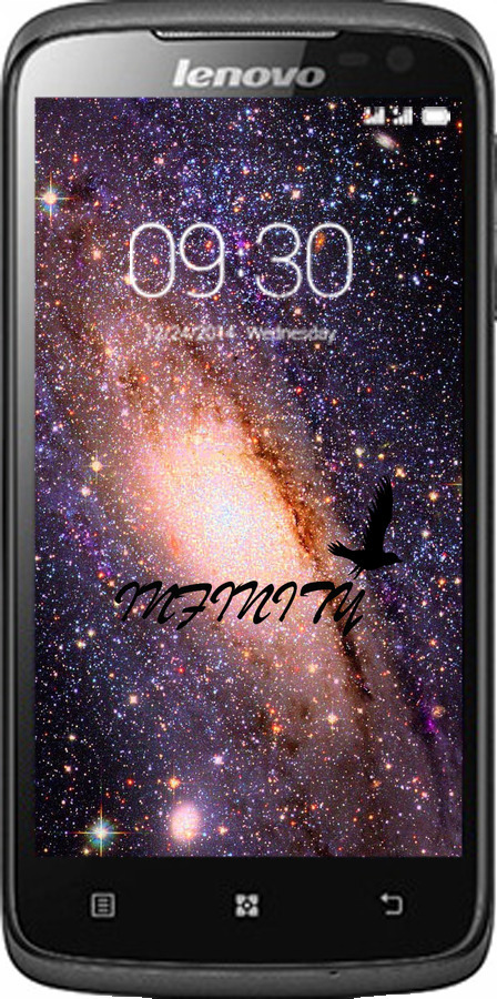 Силиконовый чехол Бесконечность для Lenovo S820 - 4390u-52 изображение 