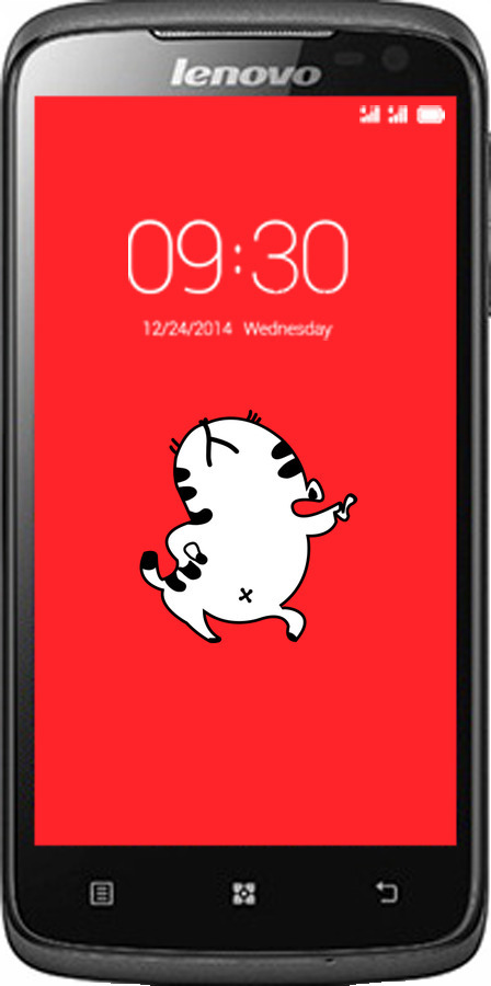Силиконовый чехол Котик для Lenovo S820 - 4577u-52 изображение 