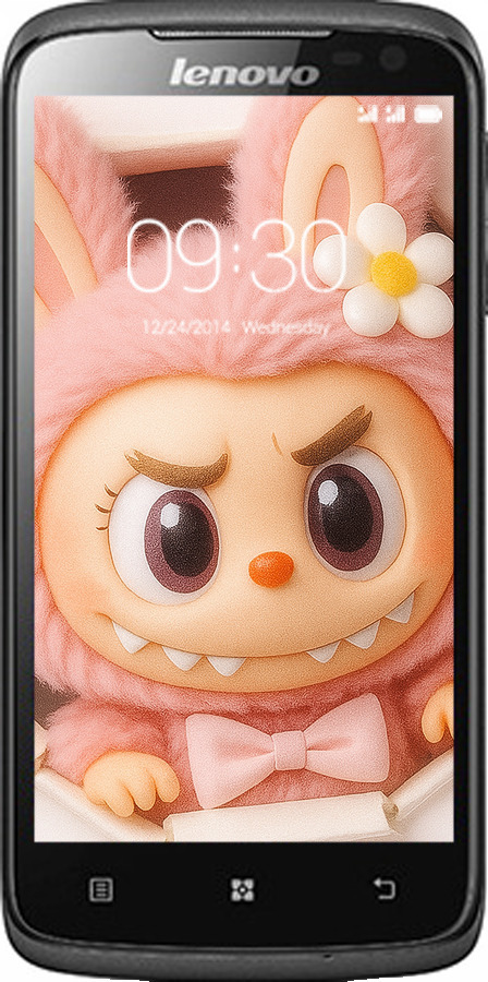 Силіконовий чехол Лабубу 2 для Lenovo S820 - 6710u-52 изображение 
