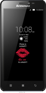 3D пластиковый глянцевый чехол Разблокируй-поцелуй для Lenovo S850 - 4372c-78 изображение 