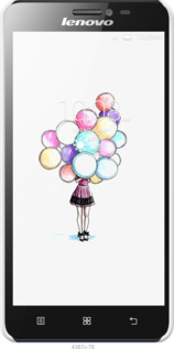 3D пластиковый матовый чехол Шарики для Lenovo S850 - 4387m-78 изображение 