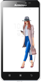 3D пластиковый глянцевый чехол Девушка 1 для Lenovo S850 - 4751c-78 изображение 