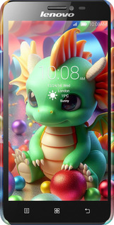 3D пластиковый матовый чехол Веселый дракончик для Lenovo S850 - 5812m-78 изображение 