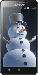3D пластиковый глянцевый чехол Снеговик для Lenovo S850 - 5826c-78 изображение 