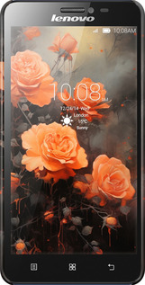 3D пластиковый глянцевый чехол Оранжевые розы для Lenovo S850 - 5944c-78 изображение 