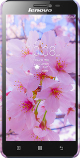 3D пластиковий матовий чехол Сакура для Lenovo S850 - 6029m-78 изображение 