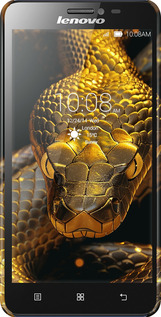 3D пластиковий глянцевий чехол Golden snake для Lenovo S850 - 6072c-78 изображение 