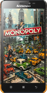 3D пластиковый глянцевый чехол Городской драйв Monopoly для Lenovo S850 - 6088c-78 изображение 