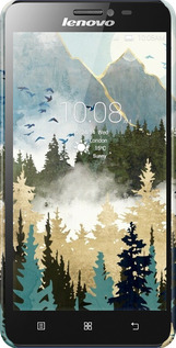 3D пластиковый матовый чехол С изображением лесного пейзажа для Lenovo S850 - 6548m-78 изображение 