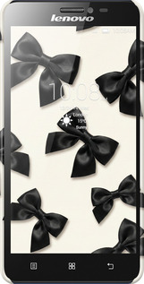 3D пластиковый матовый чехол Dark Coquette для Lenovo S850 - 6765m-78 изображение 