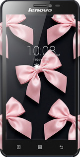 3D пластиковый матовый чехол Coquette Ribbons Dark Coquette для Lenovo S850 - 6767m-78 изображение 
