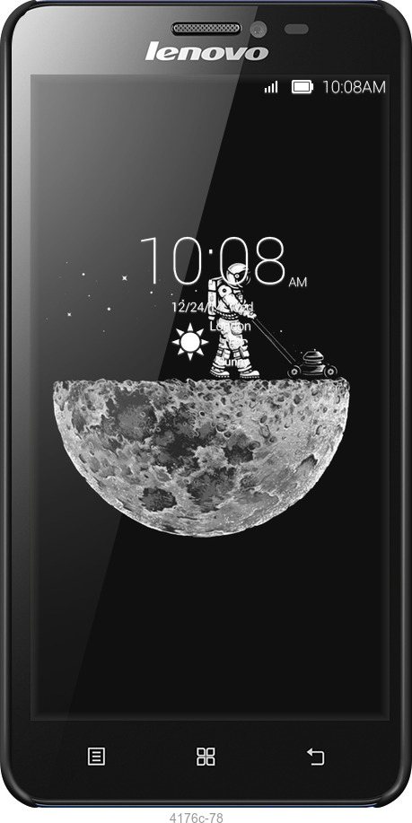 3D пластиковый матовый чехол Moon in dark для Lenovo S850 - 4176m-78 изображение 