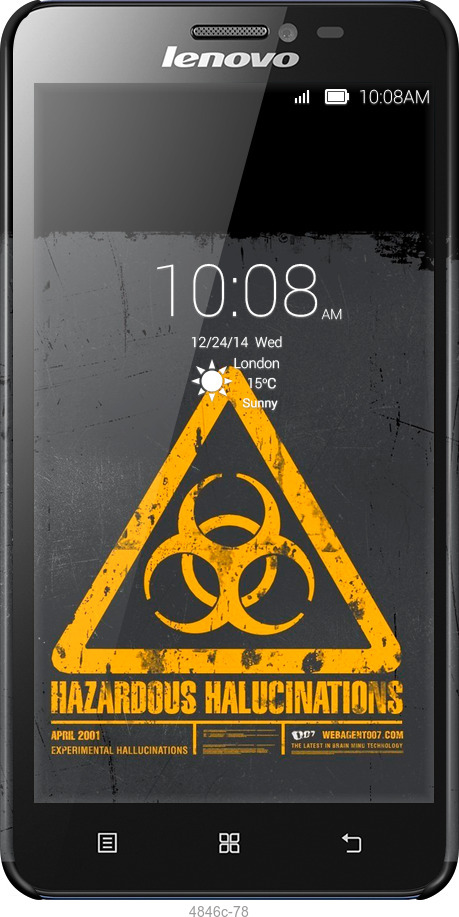 3D пластиковый глянцевый чехол biohazard 28 для Lenovo S850 - 4846c-78 изображение 